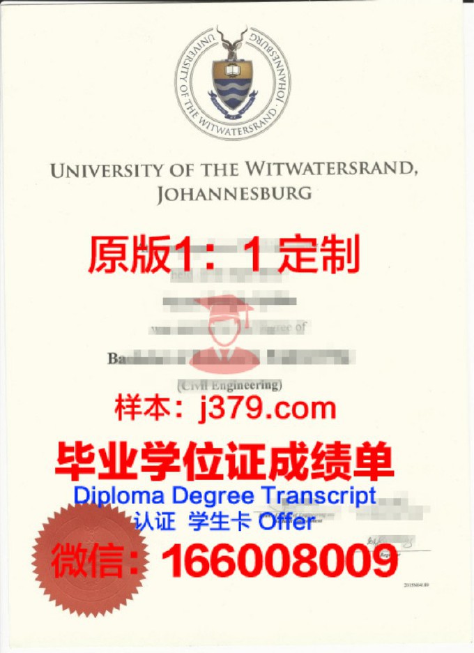 南非大学毕业证图片(南非大学留学)