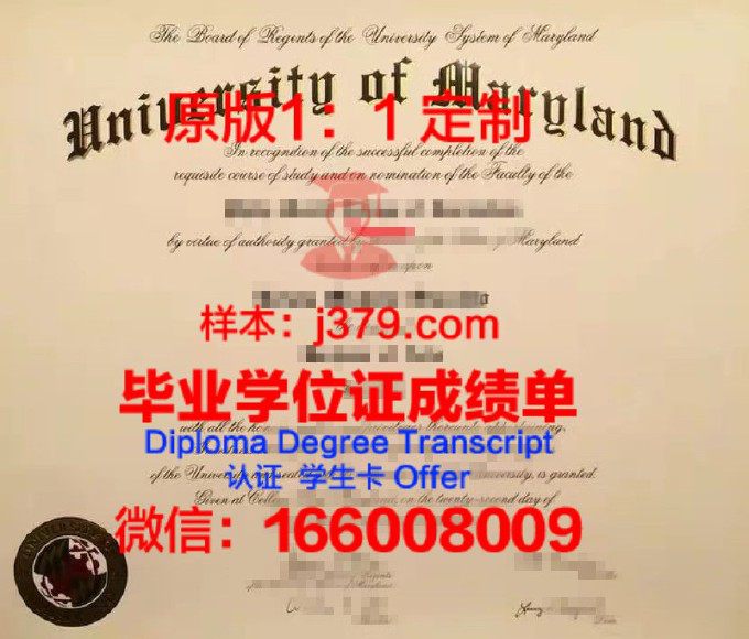 马里兰大学巴尔的摩郡分校文凭(马里兰大学吧)