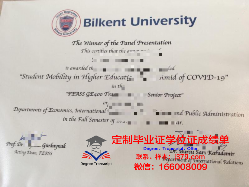 毕尔坎特大学毕业证是什么模样(毕尔凯a)